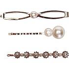 Avalea Beauty by Hair Clips Pearls Trio Set 1 set