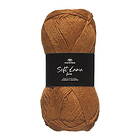 Svarta Fåret Garn Soft Lama Fine 50g senap Roasted pecan 934