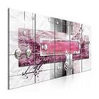 Arkiio Tavla Mysterious Mechanism Narrow Pink 5 delar A3-N8037-DKA