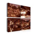 Arkiio Tavla Italian Towns Sepia A3-N6213A