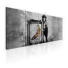 Arkiio Tavla Banksy Monkey With Frame A3-N7135-DKA