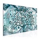 Arkiio Tavla Tree And Waves Blue 5 delar A3-N7183-DKXA