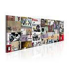 Arkiio Tavla Art Of Collage Banksy II A3-N6390A