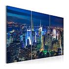 Arkiio Tavla Bird´s Eye View Of New York City By Night A3-N1706A