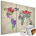 Arkiio Anslagstavla Colorful Countries A3-Pinnwand222A