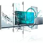 Arkiio Akrylglastavla Turquoise Expression A3-Acrylglasbild187-