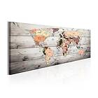 Arkiio Tavla World Maps Wooden Travels A3-N6546A