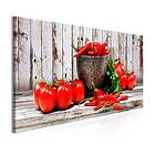 Arkiio Tavla Red Vegetables Wood A3-N7844-DKXA