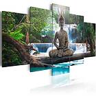 Arkiio Akrylglastavla Buddha and Waterfall A3-Acrylglasbild165-