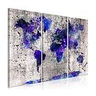 Arkiio Tavla World Map Ink Blots 3 delar A3-N8053-DKA