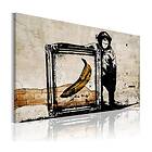 Arkiio Tavla Inspired By Banksy Sepia A3-N2923-DKXLA