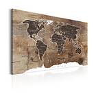 Arkiio Tavla World Map Wooden Mosaic A3-N5938A