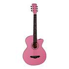 Norfolk STARTER PK stålsträngad gitarr rosa