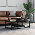 vidaXL Tables Basses svart 102x60x45 cm konstruerat trä 835314