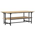 vidaXL Tables Basses Sonoma ek 100x50x40 cm konstruerat trä 835320