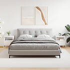 vidaXL Sängbord 2 st vit högglans 40x35x50 cm konstruerat trä 830609
