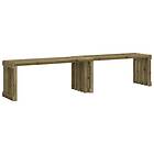 vidaXL Trädgårdsbench justerbar 212.5x40.5x45cm impregnerad furu 832529