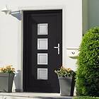 vidaXL Front Door antracit 88x200 cm PVC 3187855