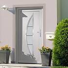vidaXL Ytterdörr vit 98x200 cm PVC 3187869