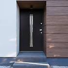 vidaXL Front Door aluminium antracit 90x200 cm 3059687