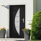 vidaXL Front Door antracit 98x208 cm PVC 3187882