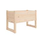vidaXL Odlingslåda 78x40x52 cm massiv furu 822117