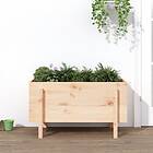 vidaXL Odlingslåda på ben 101x50x57 cm massiv furu 825212