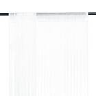vidaXL Trådgardiner 2 st 140x250 cm vit 132399