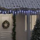 vidaXL Julbelysning 200 LEDs kallvit 20 m akryl PVC 356228