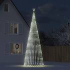 vidaXL Julgranskon 1544 LEDs kallvit 500 cm 358073