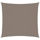 vidaXL Solsegel oxfordtyg fyrkantigt 4x4 m taupe 135414