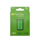 GP Batteries Batteri Recyko laddningsbart 9V 200mAh