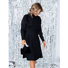 Selected Femme Alana Long Sleeve Short Satin Dress