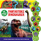 Fantastiske dinosaurer 10 dinosaurlyder, utforsk forhistorisk tid med kule fakta på hver side