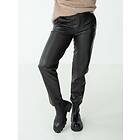 Selected Femme Marie Mid Waist Leather Pants (Dame)