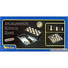 Schack/Chess Backgammon Checkers set: Travel, Magnetic