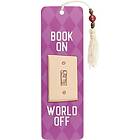 Book On/World Off Beaded Bookmark