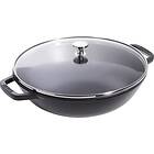 Staub Wok med glaslock 37 cm