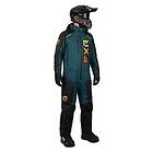 FXR Recruit F.A.S.T. Fodrad Monosuit Svart-Mörk Stål-Inferno