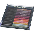 Faber-Castell PITT artist pen B 12p earth