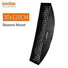 Godox SOFTBOX 30X120CM MED RASTER BOWENS-S