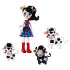 Enchantimals Cambrie Cow with Ricotta & Family