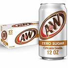 A&W Cream Soda Zero Sugar 355ml x 12st