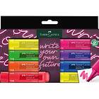 Faber-Castell Textliner 46 Överstrykningspennor, 8 neonfärger, Gen Z,