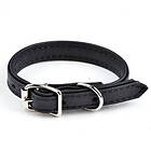 Feel Leather Puppy Valphalsband Svart (1,5 x 30 cm)