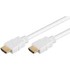 Goobay 61017 HDMI-kabel 0.5 m HDMI Type A (Standard) Hvid