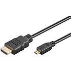 Goobay 53780 HDMI-kabel 0,5 m HDMI Type A (Standard) HDMI Type D (Micro) Sort