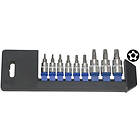 Bato Bitshylssats 1/4" 3/8" 5 Star Torx T10-50 with hål, 9-delar