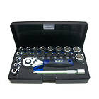 Bato Hyls & Bitssats 1/4" 6-kant 4-13mm m. bits 23-delar