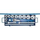 Gedore Hylsnyckelsats 1" Nr. D21 EMU-10 15-Delar